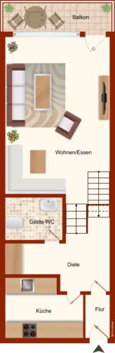 Grundriss – 1. Ebene