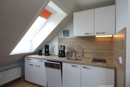 Wohn- /Essbereich mit offener Küche – Ferienwohnung Bergblick