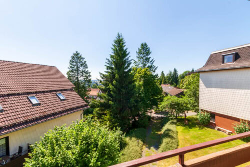 Blick vom Balkon