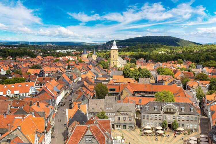 Goslar – Luftaufnahme von oben