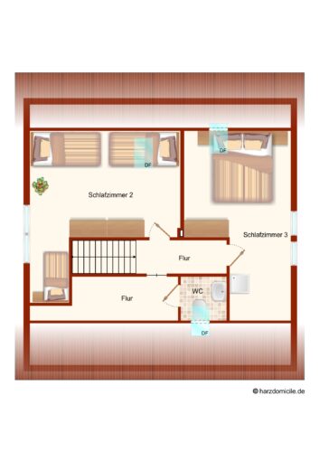 Grundriss Dachgeschoss