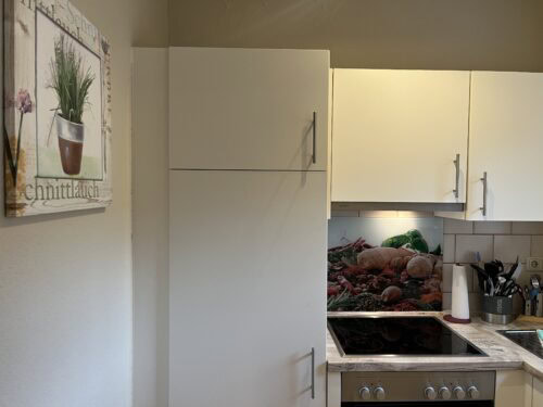 Wohn-/Schlafbereich mit offener Küche